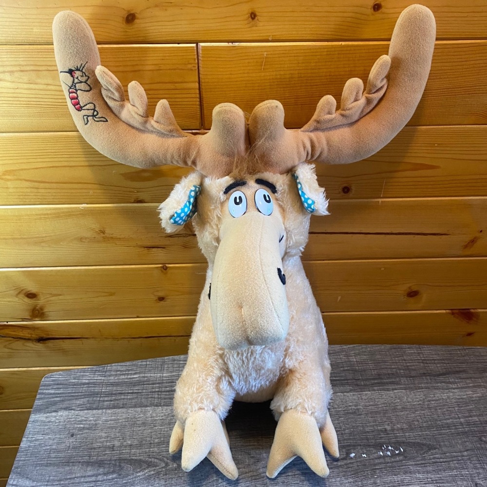 Vintage '83 Dr. Seuss THIDWICK The Big-Hearted Moose‎ Plush Coleco Ind RARE